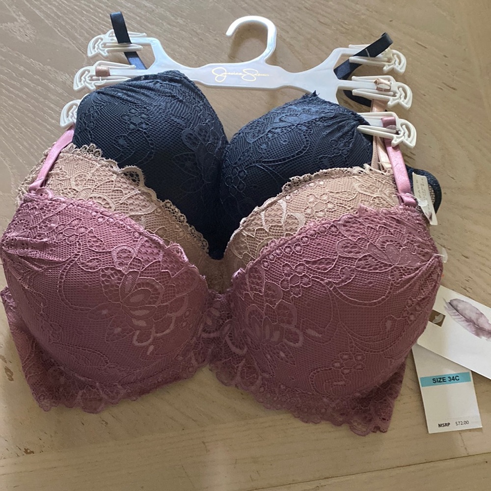 34C Jessica Simpson -3 pack bra